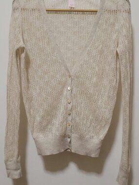 VS Eyelet Cotton Summer Cardigan